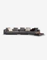 Grey Linen Luxury Sofa