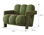 Zenith Armchair, Green| DC Concept