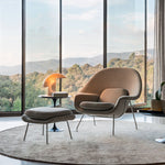 Classic Womb Chair & Ottoman, In Premium Velvet or Cashmere| DC Concept