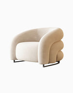 White Velvet Armchair