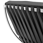 Classic Modern Barcelona Chair And Footstool, Black Leather, Clearance| DC Concept