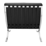 Classic Modern Barcelona Chair And Footstool, Black Leather, Clearance| DC Concept