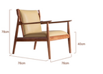 Classic Hans W CH65 Claude Easy Armchair, Solid Wood| DC Concept