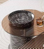 Glass Coffee Table Set