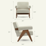 Pierre. J Capitol Complex Armchair Cotton Linen| DC Concept
