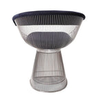 Warren Platner Dining Chair - Chrome Base, Dark Blue| DC Concept