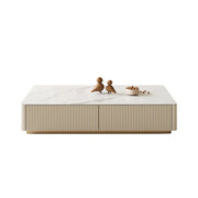 Abigail Rectangle Coffee Table, Sintered Stone