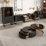 Bell Nesting Coffee Table, Glass