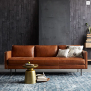 Baxter Two Seater, Three Seater Sofa, Real Leather