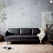 Baxter Two Seater, Three Seater Sofa, Real Leather