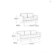 Baxter Two Seater, Three Seater Sofa, Real Leather