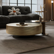 T94 Golden Nesting Coffee Table, Glass