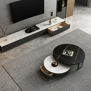 Vasagle Living Room Set, Vasagle TV Stand With Coffee Table, Sintered Stone