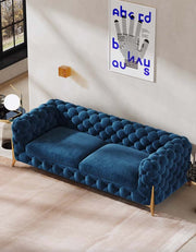 Aaron Two Seater Velvet Sofa