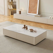 Abigail Rectangle Coffee Table, Sintered Stone