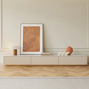 Abigail Stylish TV Stand, Sintered Stone, Cream