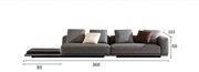  Grey Linen Luxury Sofa