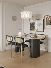 Oval Marble Dining Table