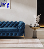 Two Seater Velvet Sofa