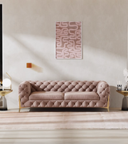 Two Seater Velvet Sofa